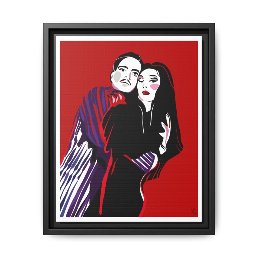 90' Bloody Halloween Canvas, Framed