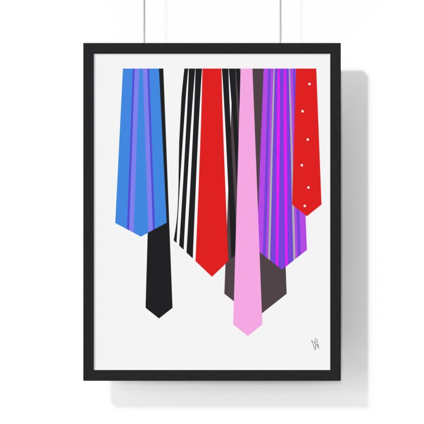 Ties Poster, Framed - Image 7