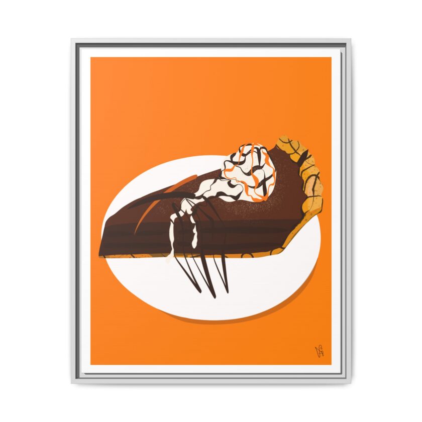 Chocolate Pie Canvas, Framed - Image 69