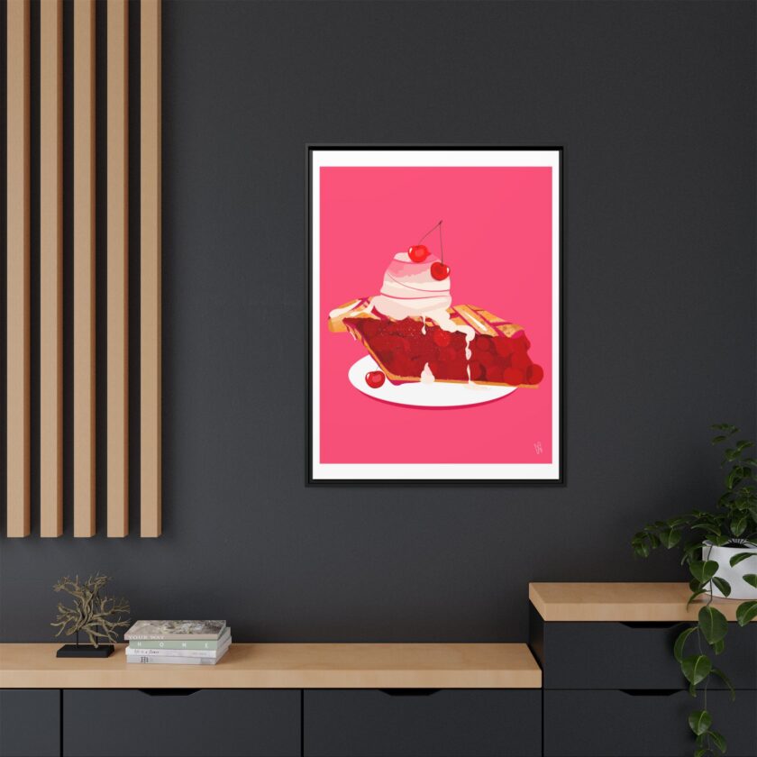 Cherry Pie Canvas, Framed - Image 20