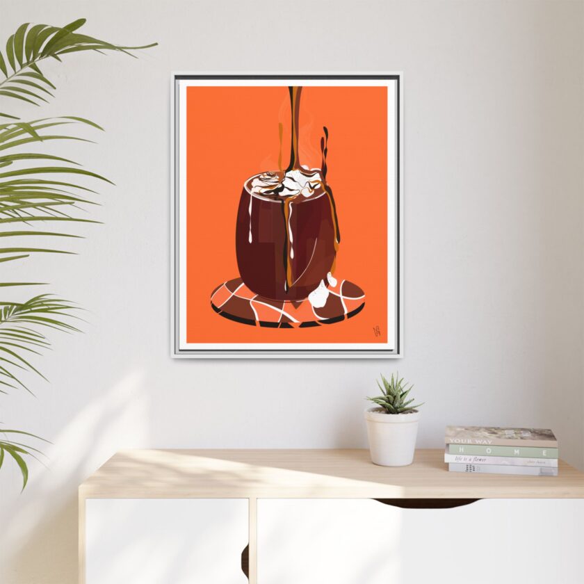 Hot Chocolate Canvas, Framed - Image 71