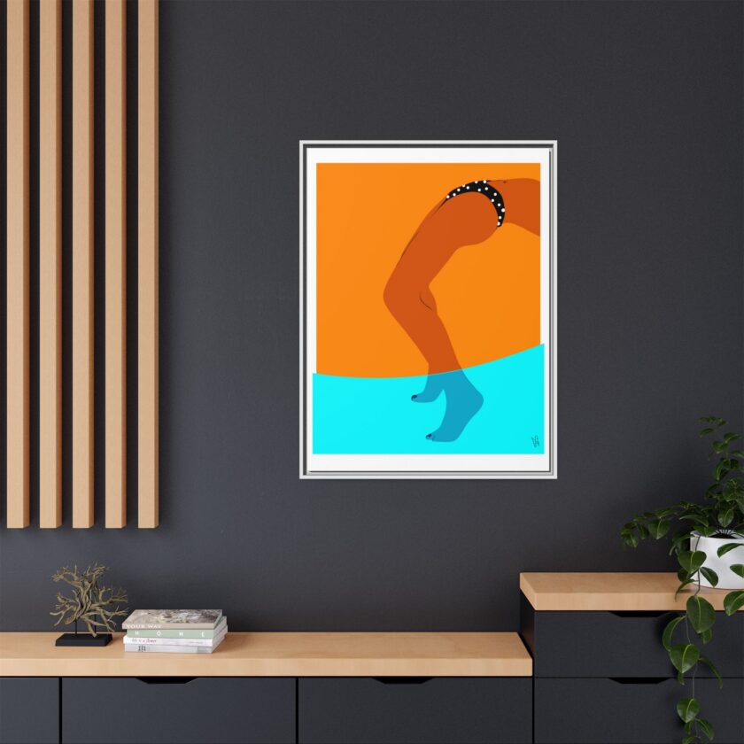 Pool Bridge Canvas, Framed - Image 60