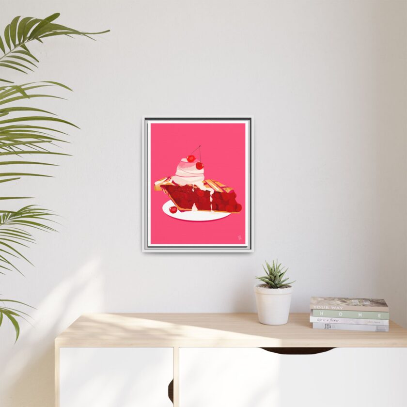 Cherry Pie Canvas, Framed - Image 43