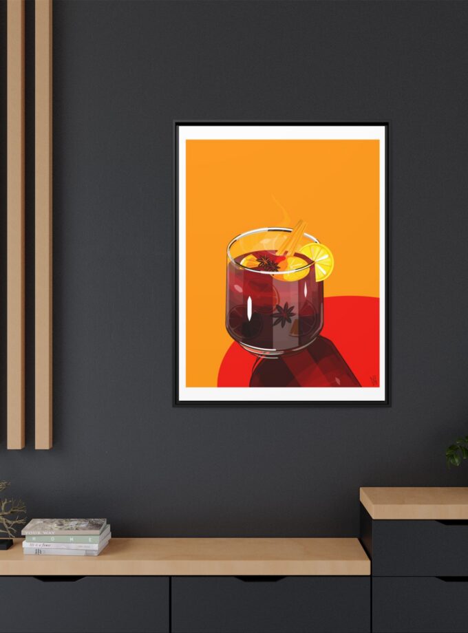 Mulled Wine Canvas, Framed
