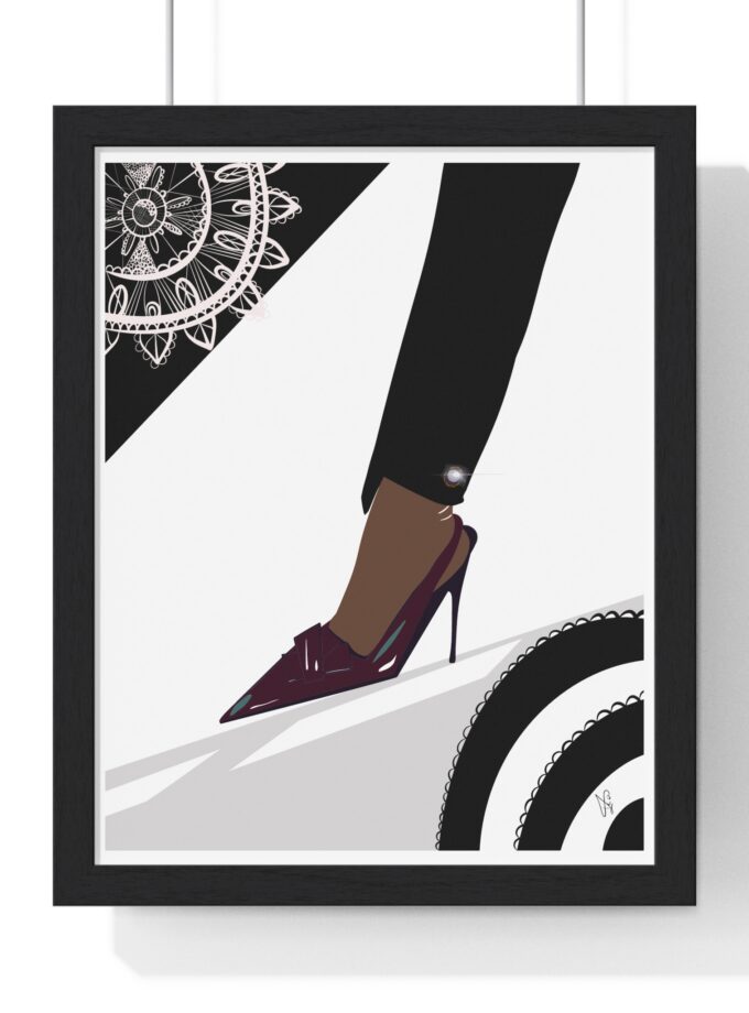 Preety Woman Poster, Framed