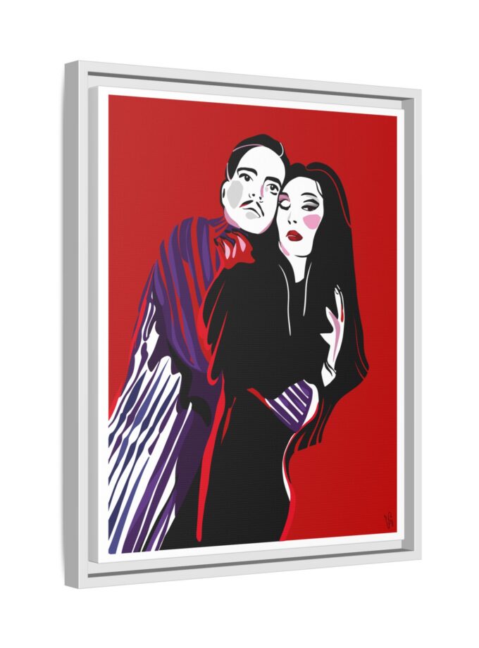 90' Bloody Halloween Canvas, Framed