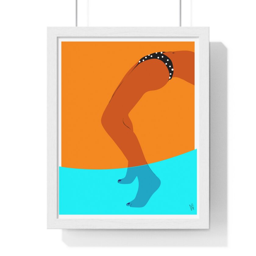 Pool Bridge Poster, Framed - Image 4