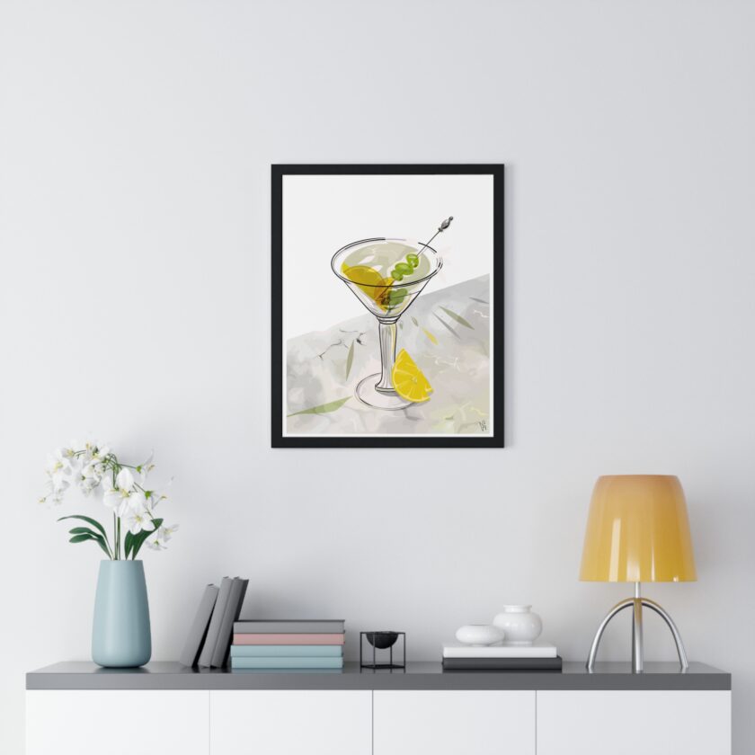 Dirty Martini Poster, Framed - Image 20