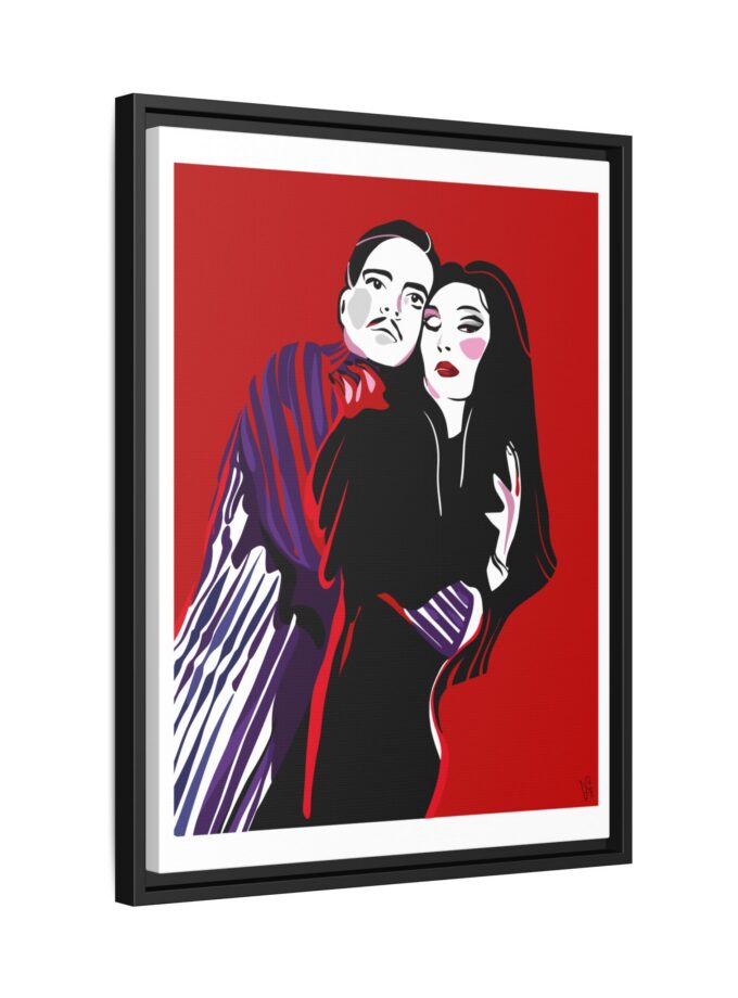 90' Bloody Halloween Canvas, Framed