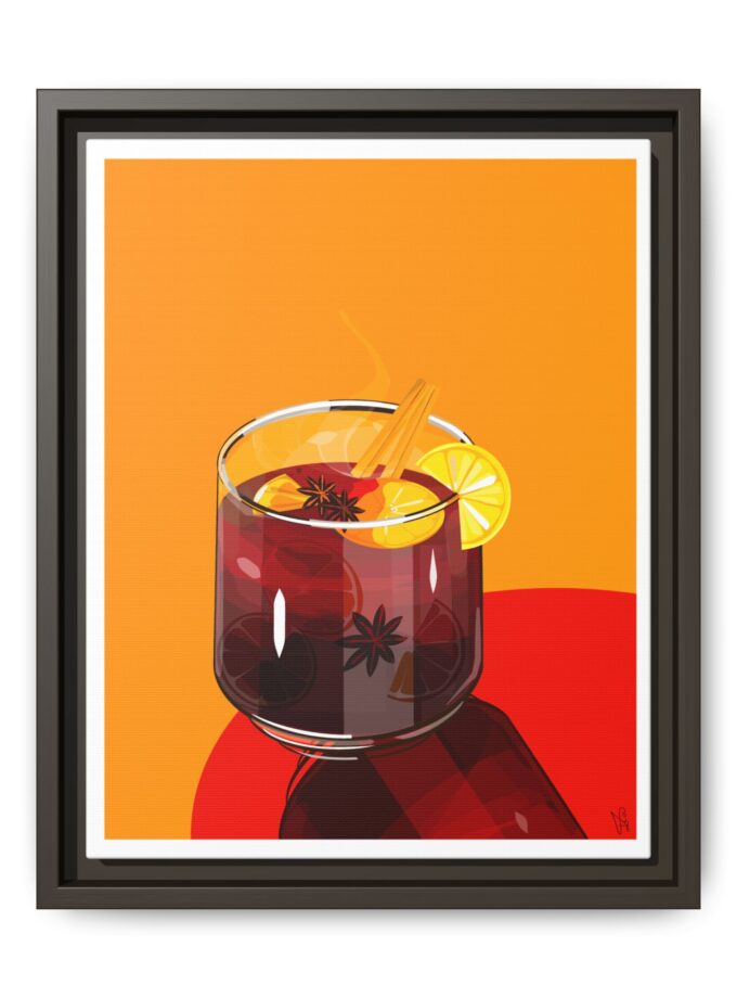 Mulled Wine Canvas, Framed