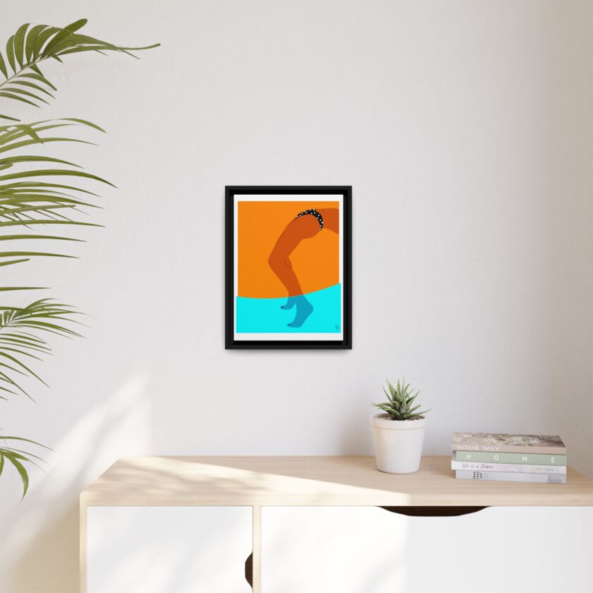 Pool Bridge Canvas, Framed - Image 7