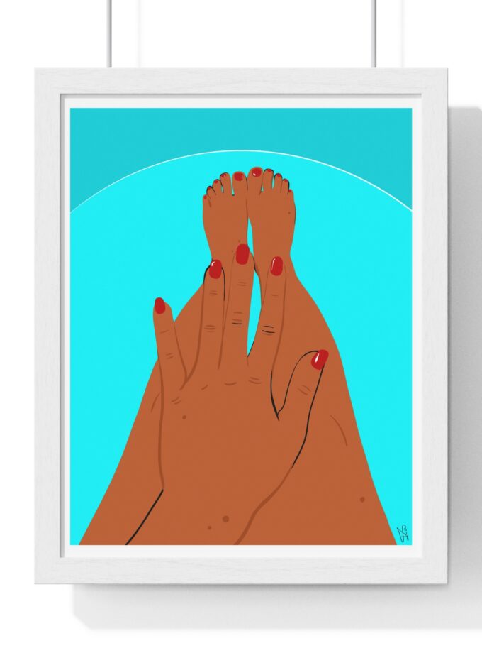 Pool Polish Poster, Framed