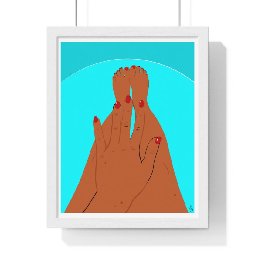 Pool Polish Poster, Framed - Image 4