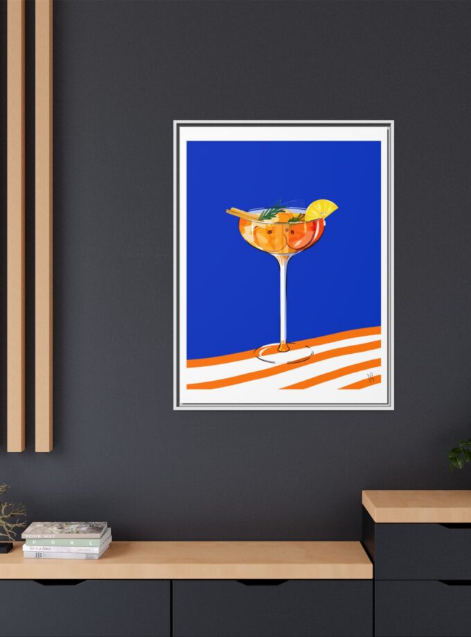 Apple Cider Canvas, Framed