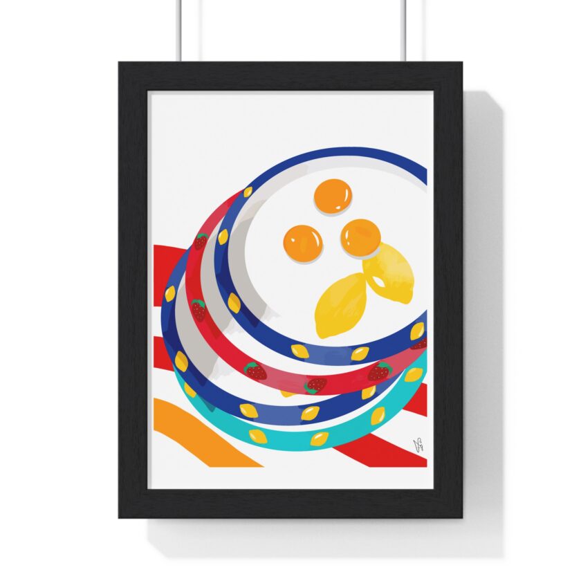 Three Yolks Poster, Framed - Image 13