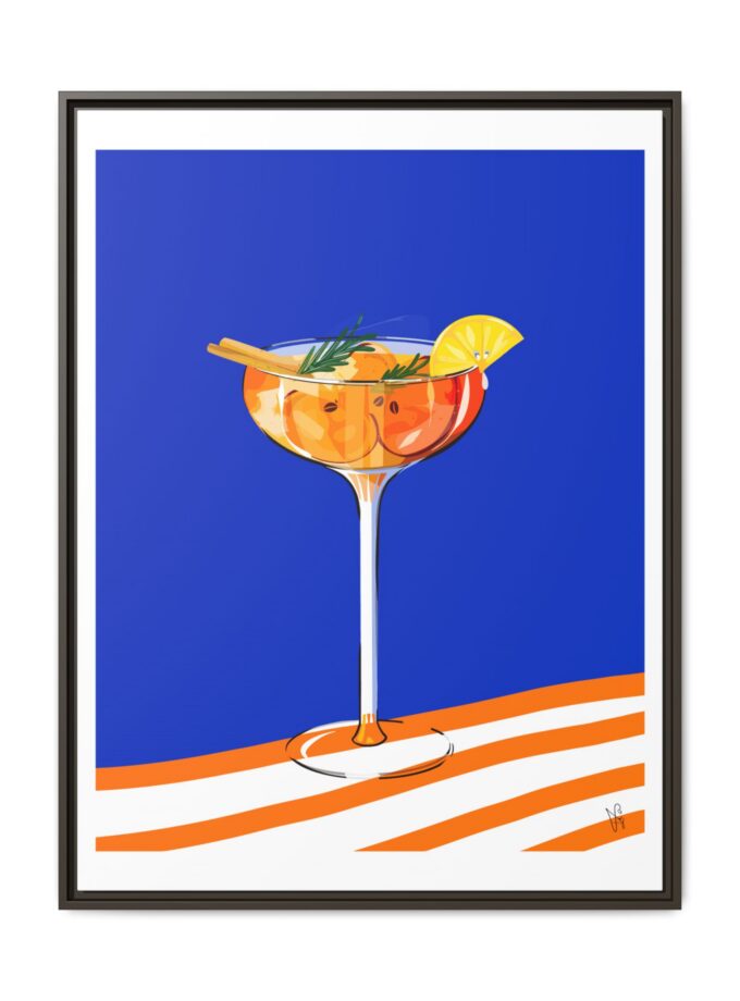 Apple Cider Canvas, Framed