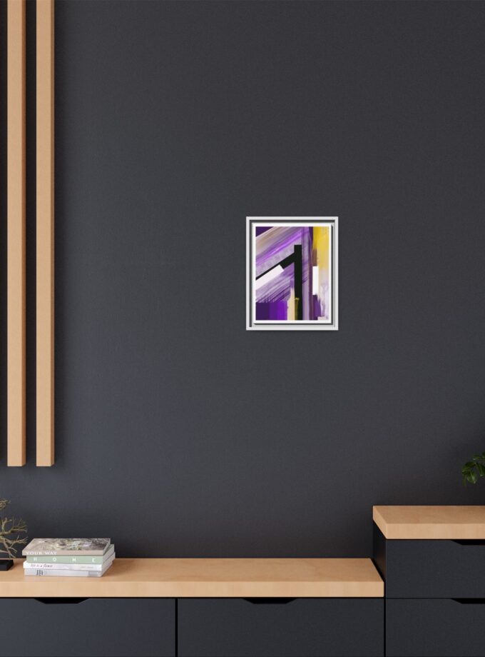 Lilac Canvas, Framed