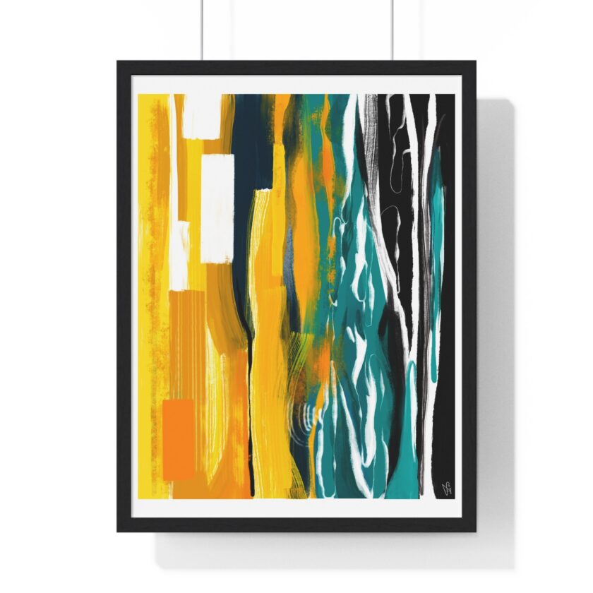 Midnight Swim Poster, Framed - Image 7
