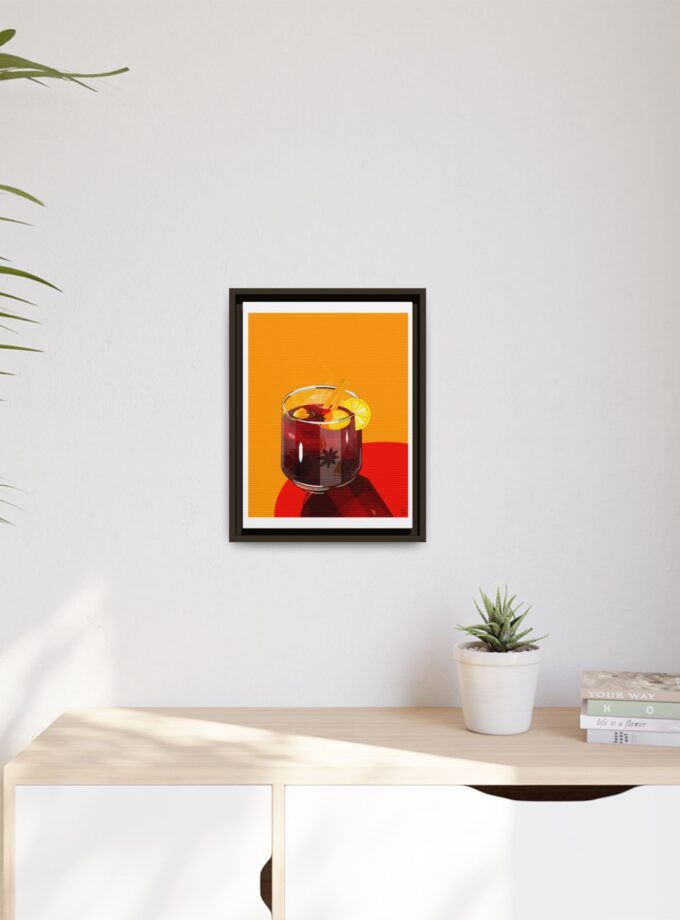 Mulled Wine Canvas, Framed