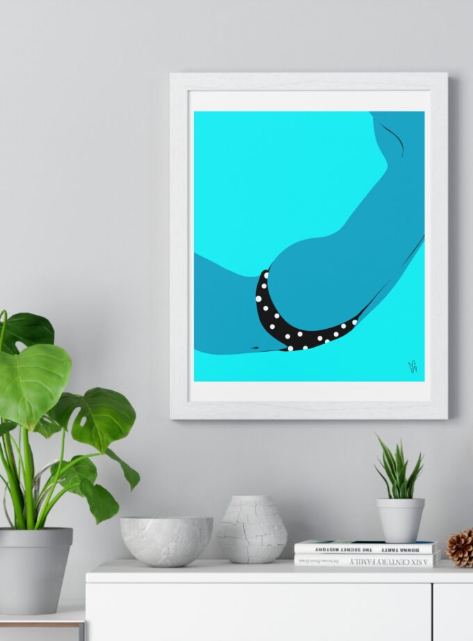 Dive In Poster, Framed