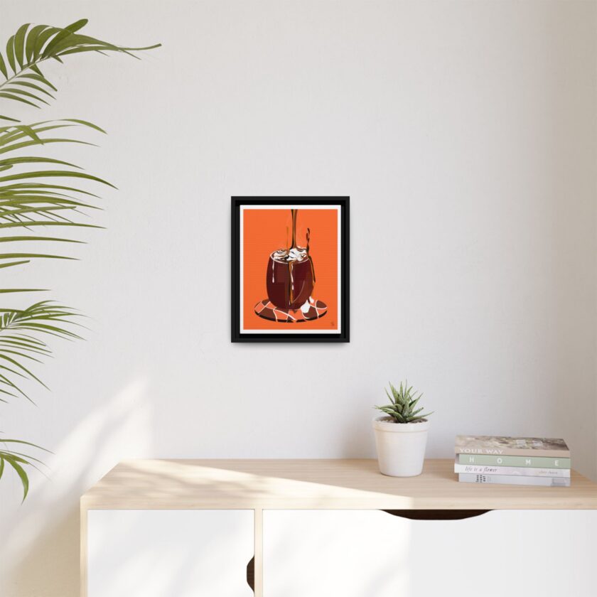 Hot Chocolate Canvas, Framed - Image 3