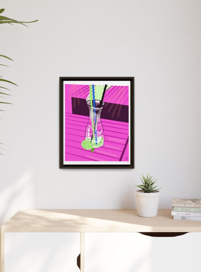 Mojito In Starigrad Canvas, Framed