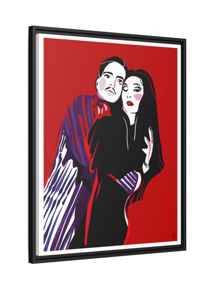 90' Bloody Halloween Canvas, Framed