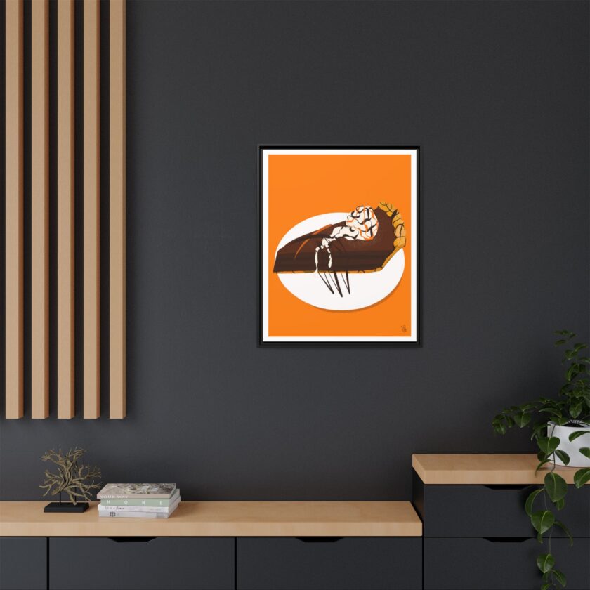 Chocolate Pie Canvas, Framed - Image 64