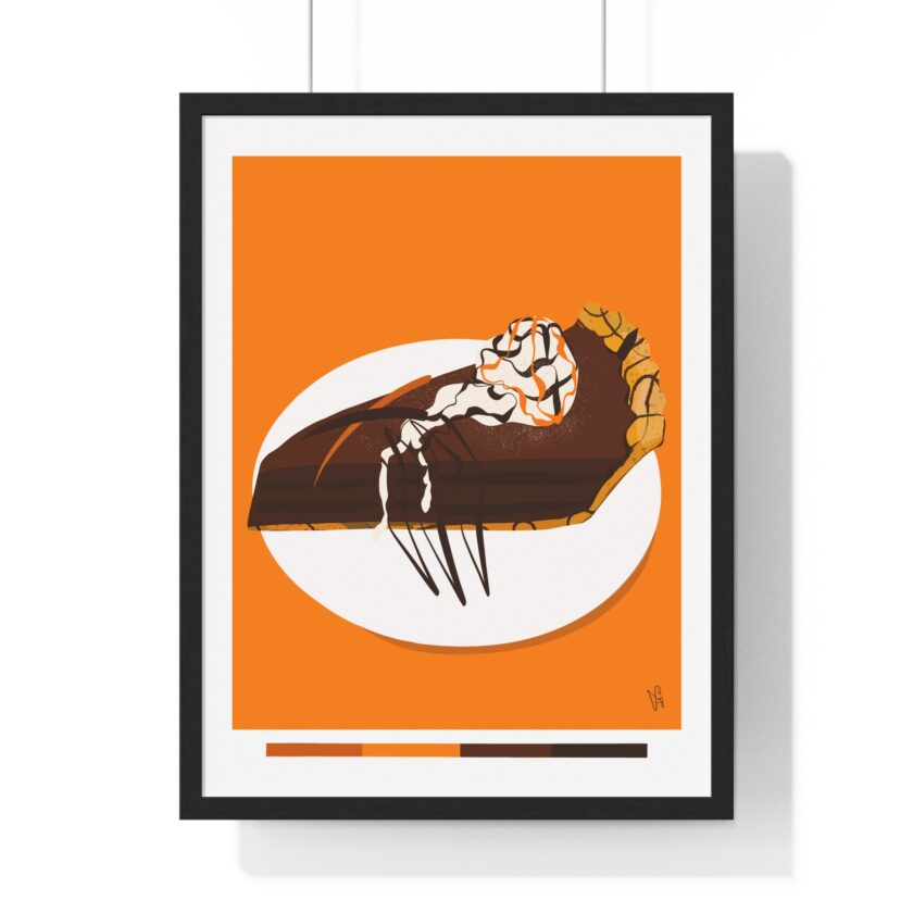 Chocolate Pie Poster, Framed - Image 7