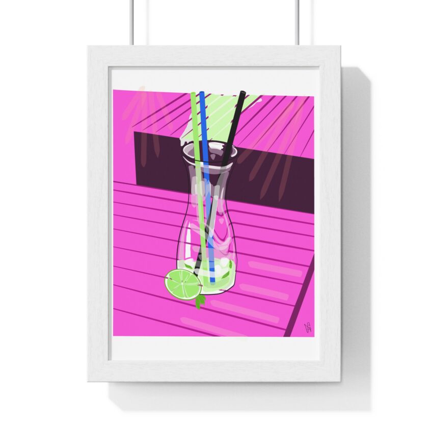 Mojito In Starigrad Poster, Framed - Image 16