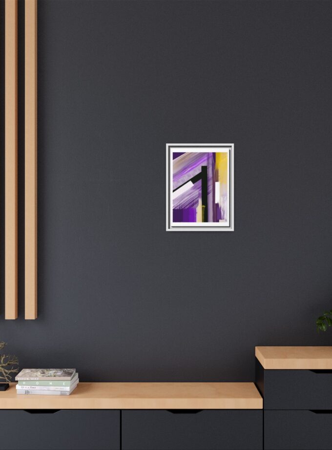 Lilac Canvas, Framed