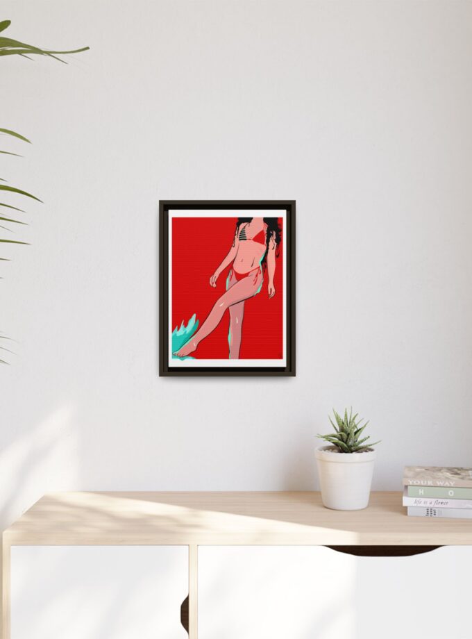 Budva Canvas, Framed