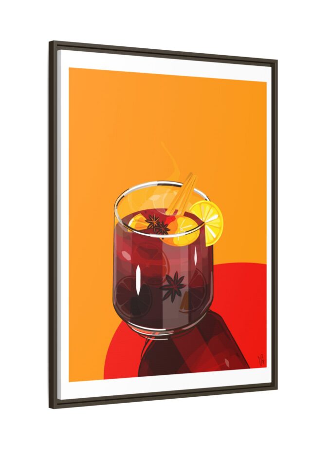 Mulled Wine Canvas, Framed