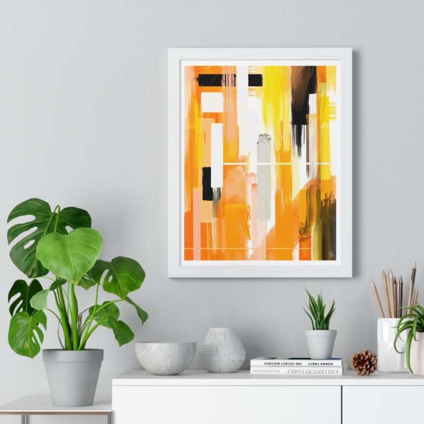 Liquid Gold Poster, Framed - Image 5