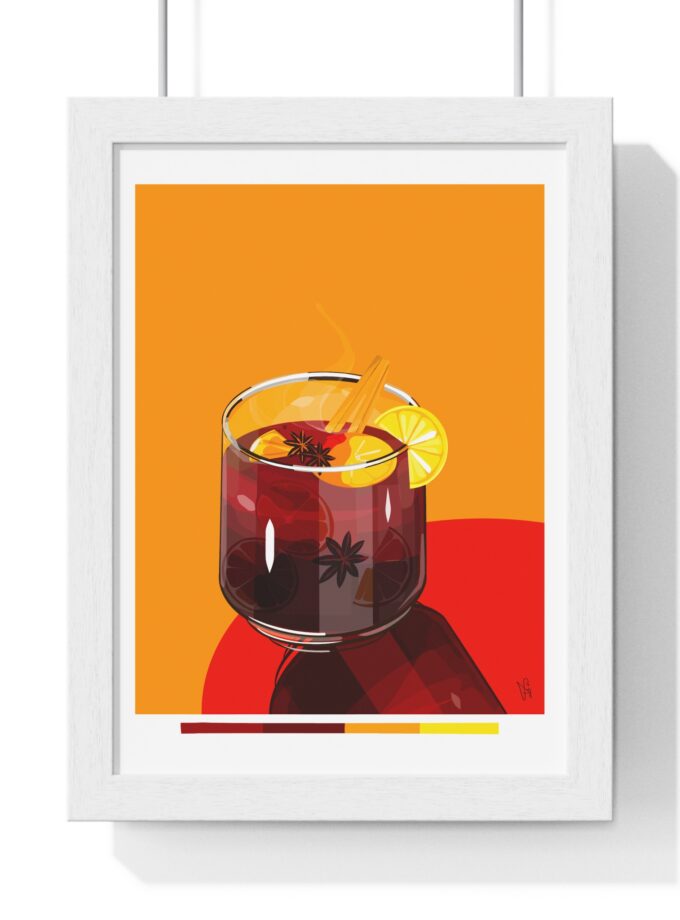 Mulled Wine Poster, Framed