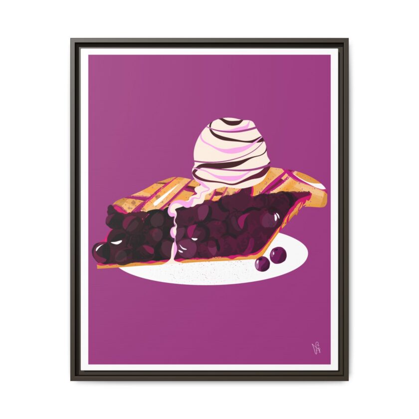 Blueberry Pie Canvas, Framed - Image 65