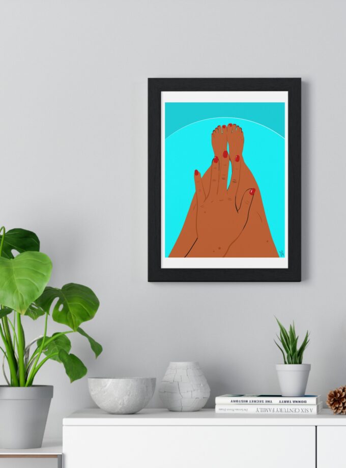 Pool Polish Poster, Framed