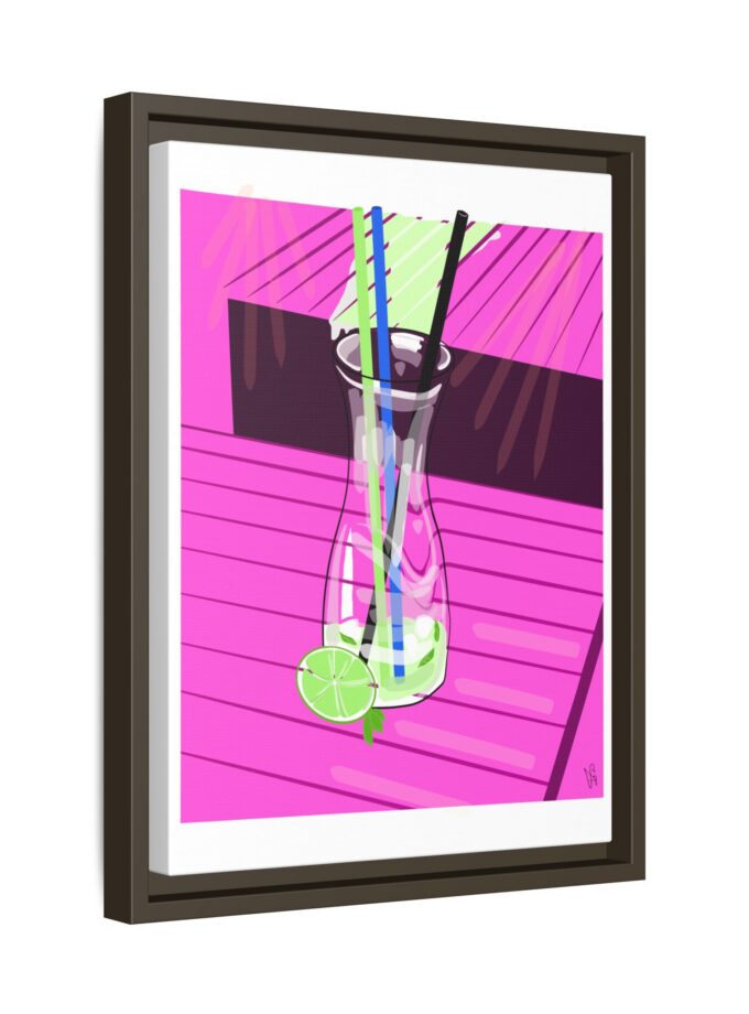 Mojito In Starigrad Canvas, Framed