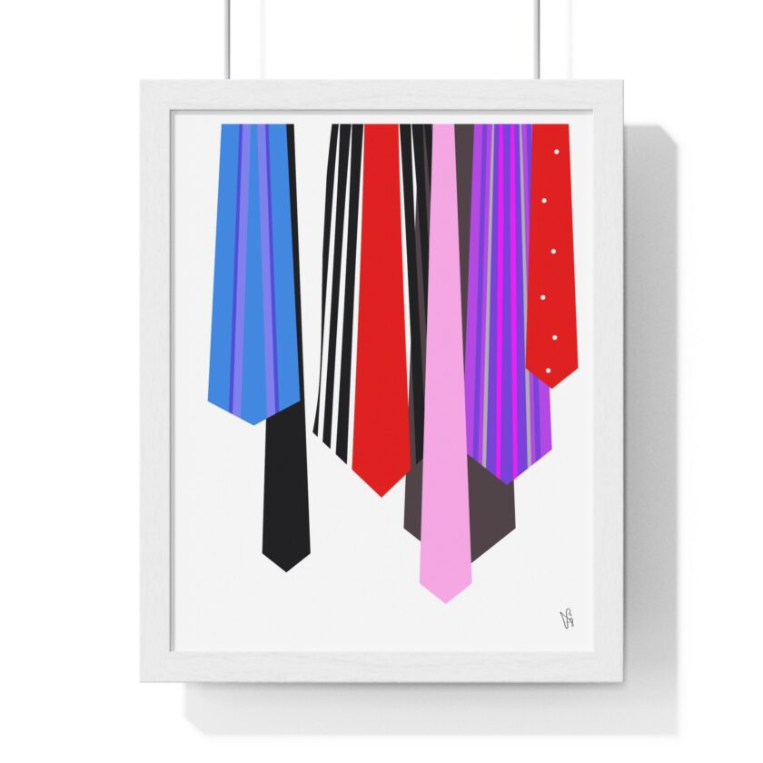 Ties Poster, Framed - Image 4