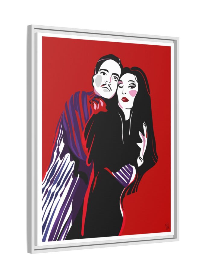 90' Bloody Halloween Canvas, Framed