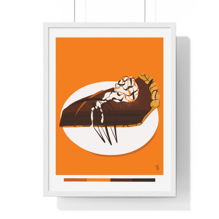 Chocolate Pie Poster, Framed - Image 10