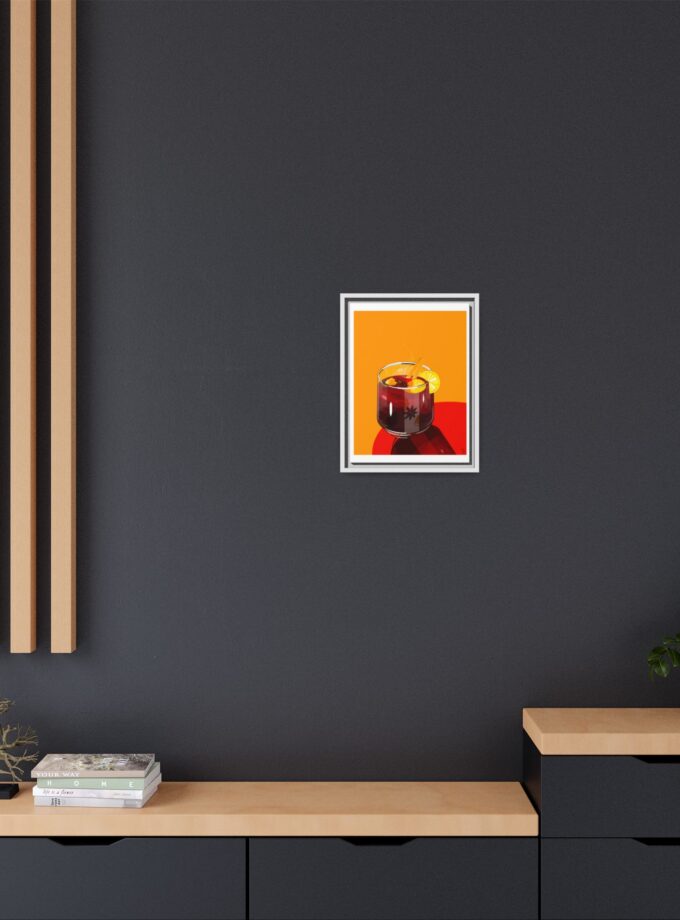 Mulled Wine Canvas, Framed