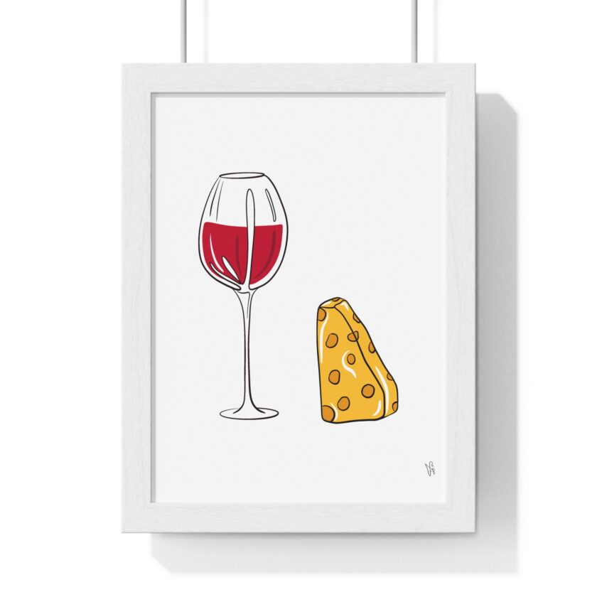 Girl Dinner Poster, Framed - Image 16