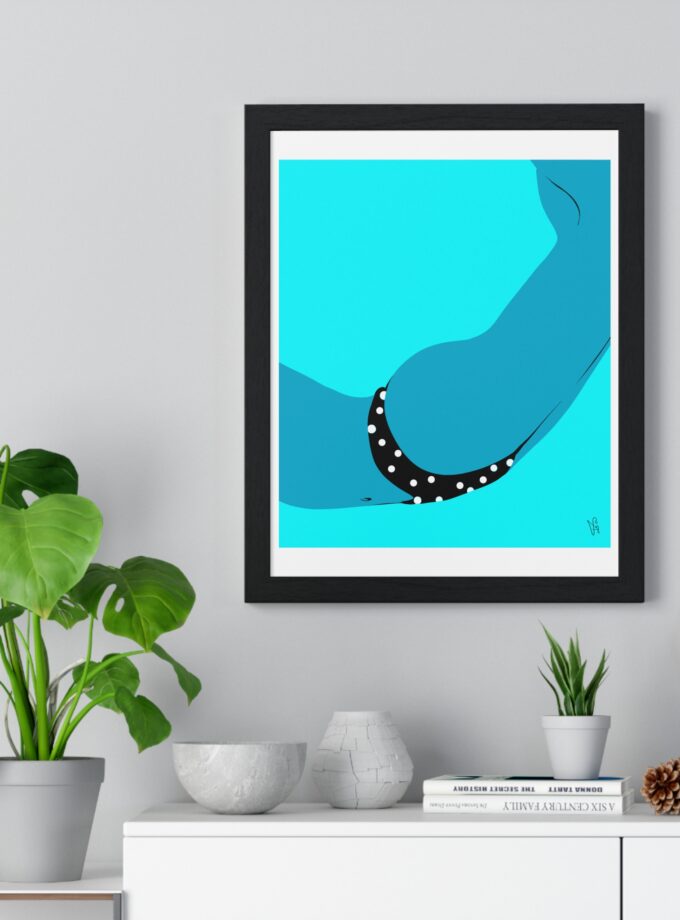 Dive In Poster, Framed