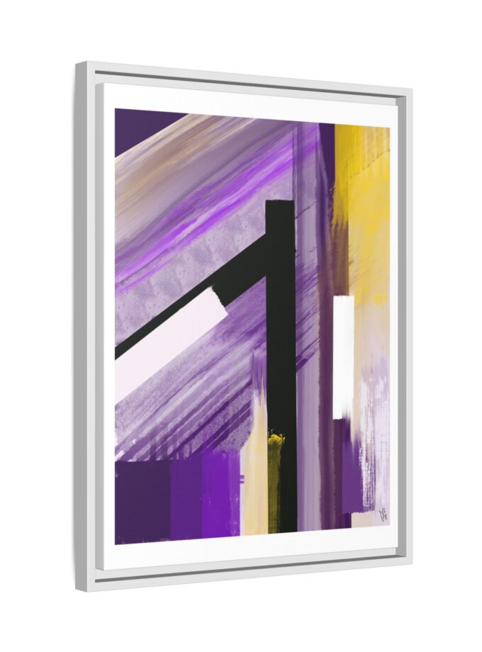 Lilac Canvas, Framed