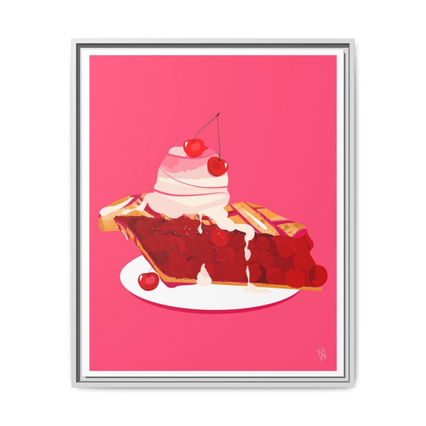 Cherry Pie Canvas, Framed - Image 69