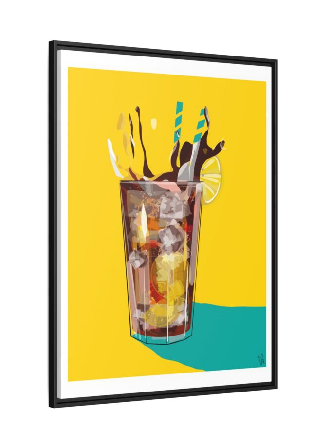 Splash Canvas, Framed