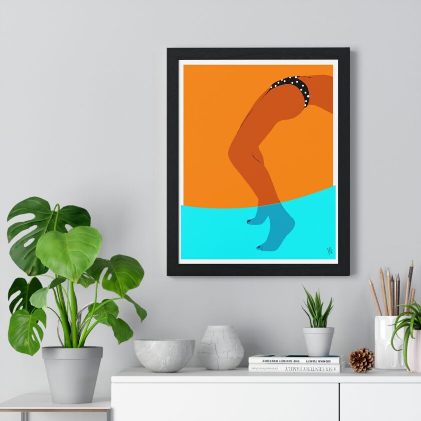 Pool Bridge Poster, Framed - Image 2