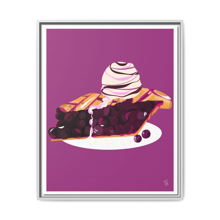Blueberry Pie Canvas, Framed - Image 69