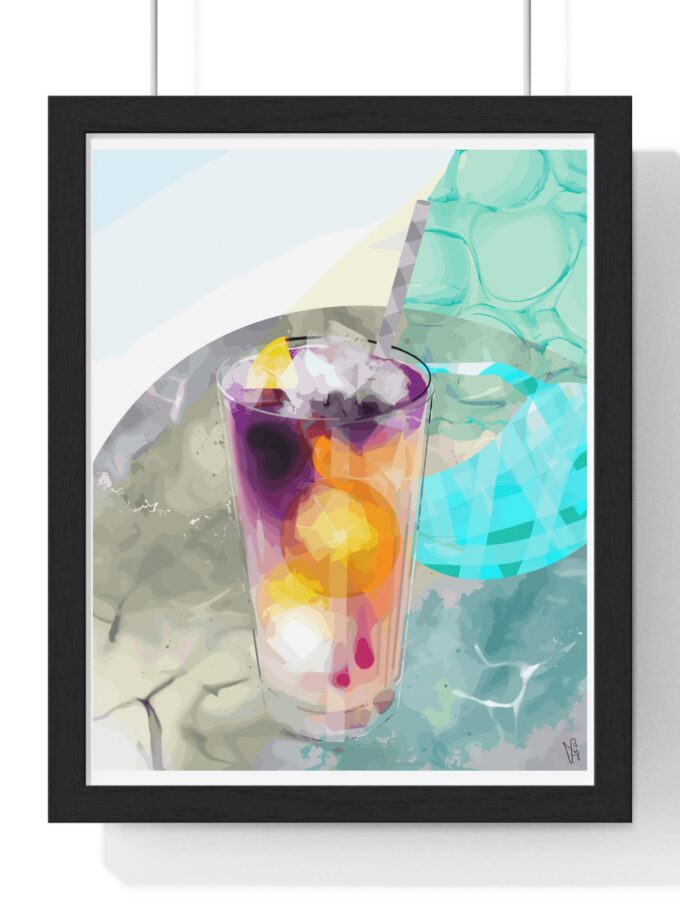Lemonade In Zagreb Poster, Framed